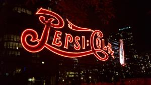 Pepsi Sign at Night